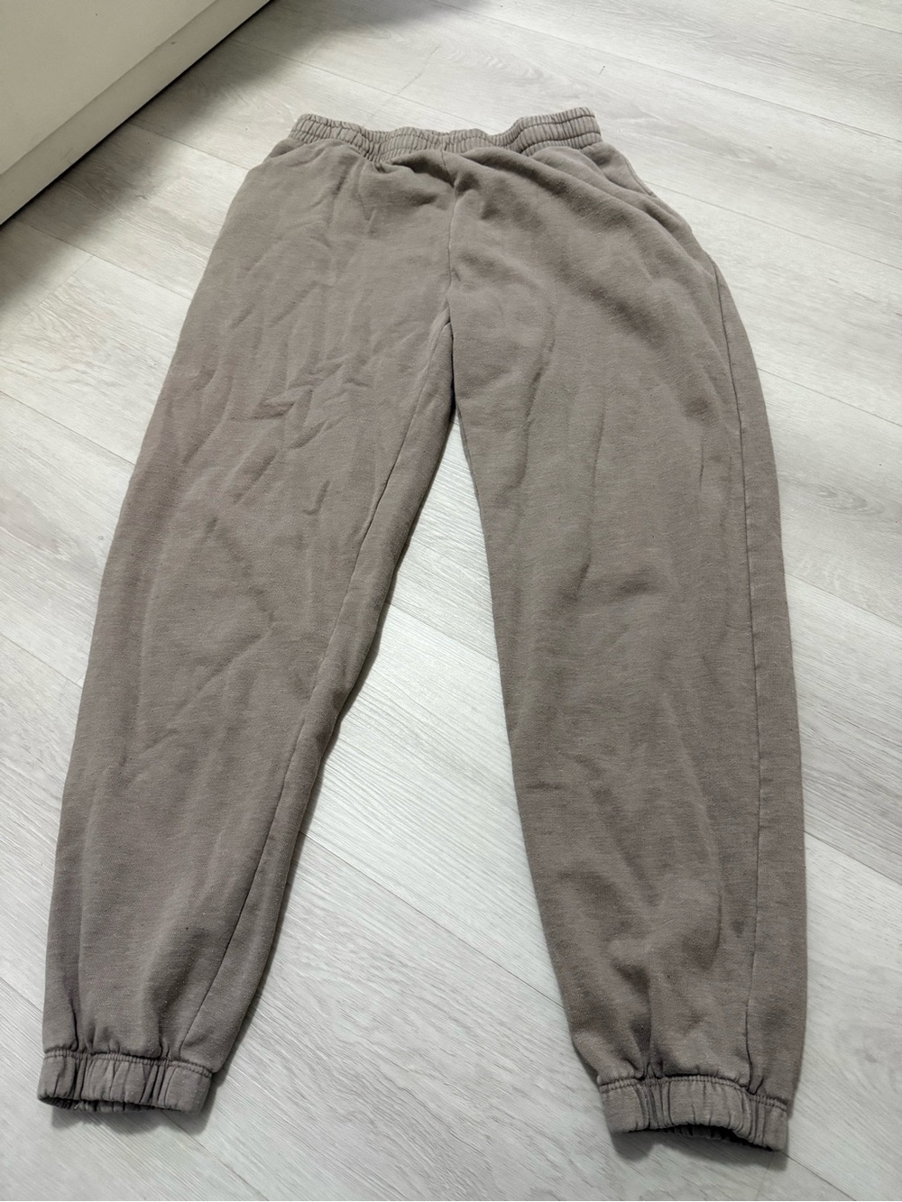 Garage Taupe Elastic-Waist Joggers